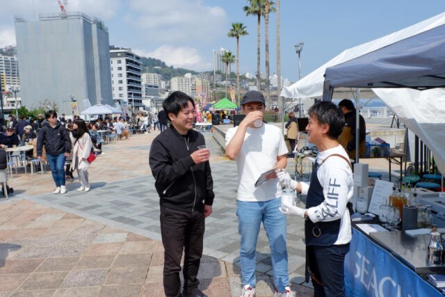 熱海で「カンパイフェス」　伊豆の酒造メーカーと飲食店が出店し盛況