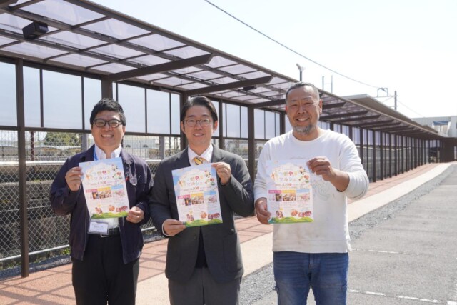 守山駅西口に屋根付き歩道　毎月マルシェで駅前ににぎわいを