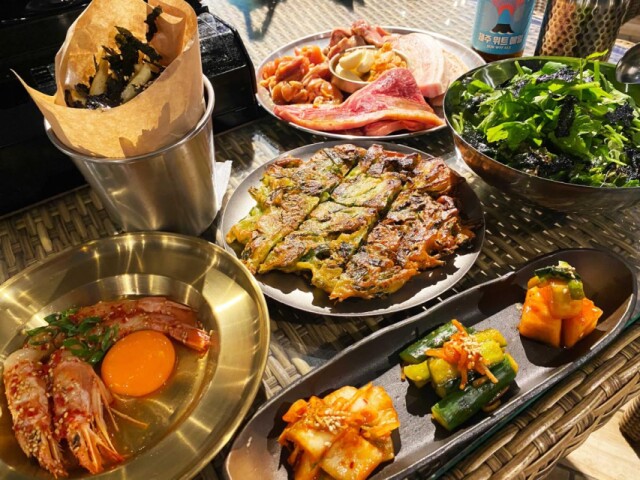 ペリエ千葉屋上庭園で韓国カフェ「イヨサンソウル」がバーベキュー企画