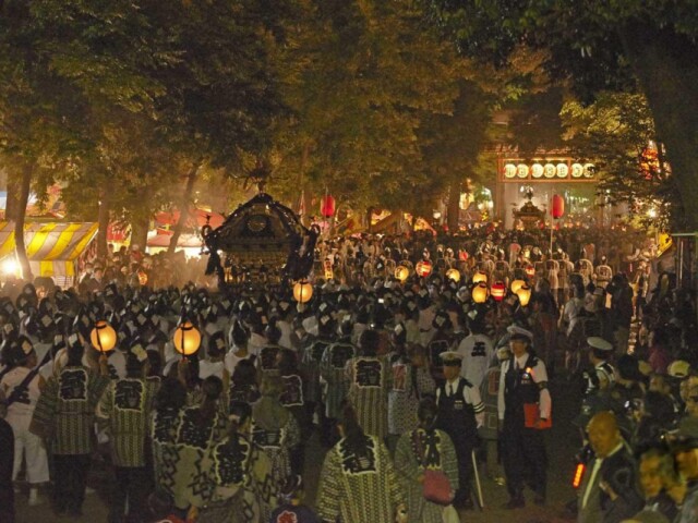 府中・大國魂神社で「くらやみ祭」　みこし渡御などの見物に80万人