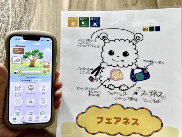 SDGsアプリ「eito」に登場する新キャラクター決定