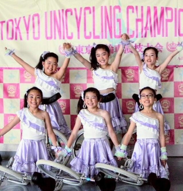 江戸川区の一輪車クラブ「ジェッツ」、東京大会で初優勝