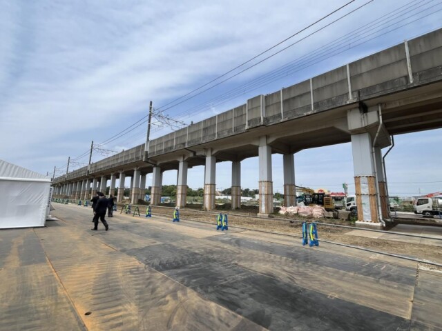 葉高速鉄道「海老川新駅」起工式　「駅中心にメディカルタウンを」