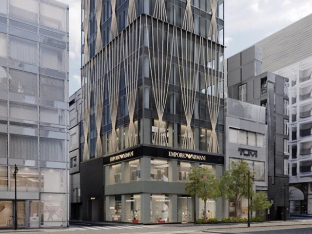 「エンポリオ アルマーニ 銀座」が移転　国内最大の旗艦店へ