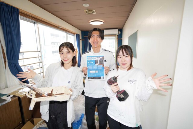 八戸市中心街に交流サロン「はちのす」　慶応大の学生団体、世代間交流の拠点に