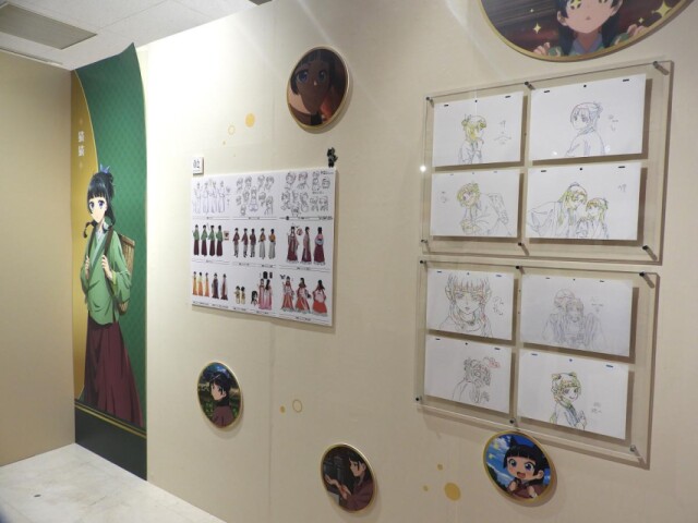 博多阪急でテレビアニメ「薬屋のひとりごと」展　原画や絵コンテなど展示