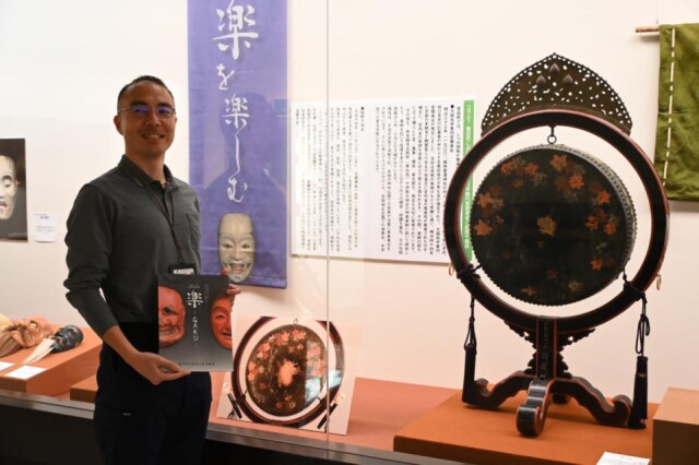 愛荘町立歴史文化博物館で春季特別展「楽」　町と伝統芸能との関係など紹介