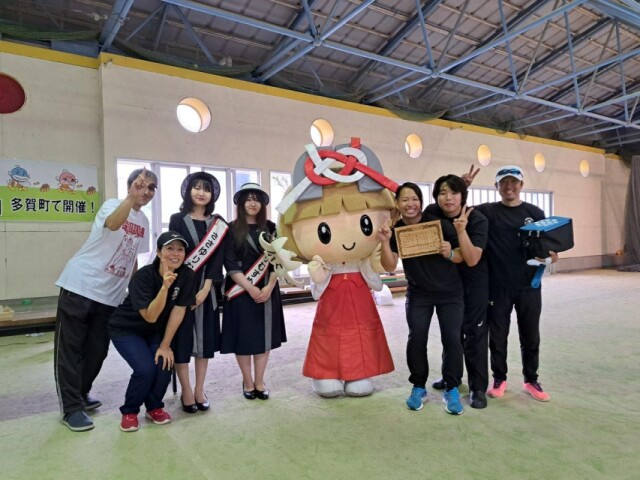 多賀で国スポデモンストレーションスポーツ「モルック大会」