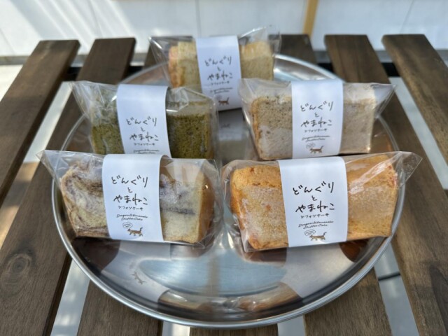 延岡にシフォンケーキの店「どんぐりとやまねこ」　10種を提供