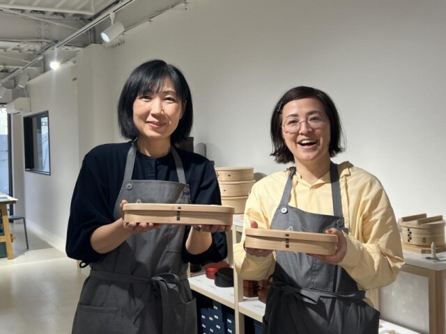 神楽坂に「曲げわっぱ」専門店　秋田・大館の工芸品の魅力伝える