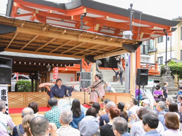 神楽坂で伝統芸能フェス「神楽坂まち舞台」　境内や路上で伝統芸能上演
