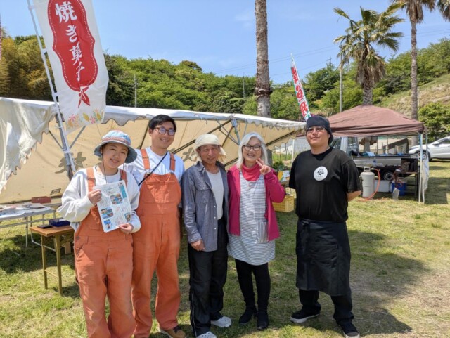 今治・大角海浜公園に活気　週末定期開催「おおずみ青空市」始まる