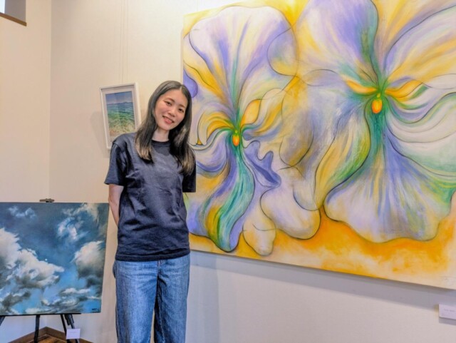 今治出身・在住の画家・仙波さくらさんが地元で初個展　玉川のギャラリーで