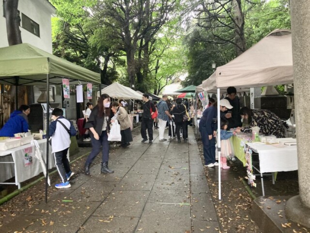 ときわ台天祖神社で「天祖の杜の市」と「科学体験」　多くの人でにぎわう