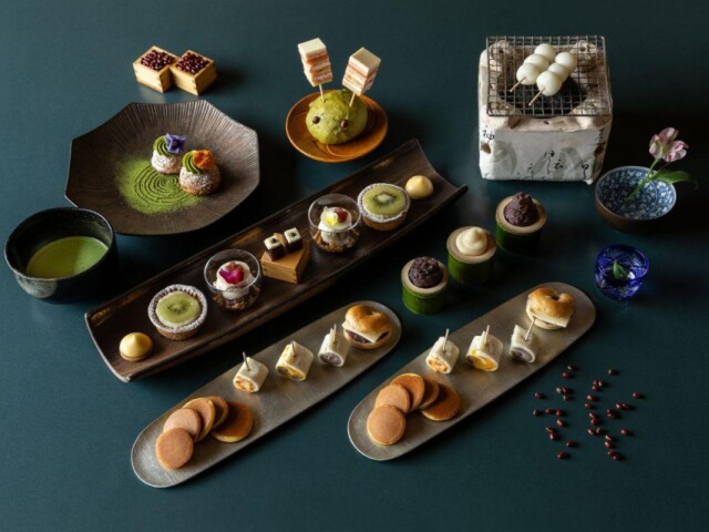 金沢の料亭旅館でアフタヌーンティー　「あんこユニット AN3」が創作