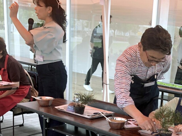 川口で盆栽作りのワークショップ　地元の伝統に触れ、楽しむ機会に