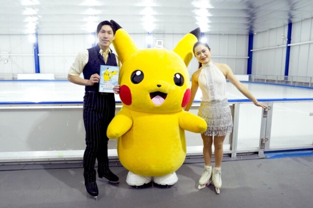 ポケモンが子どもたちのスケートを応援　新横浜でお披露目