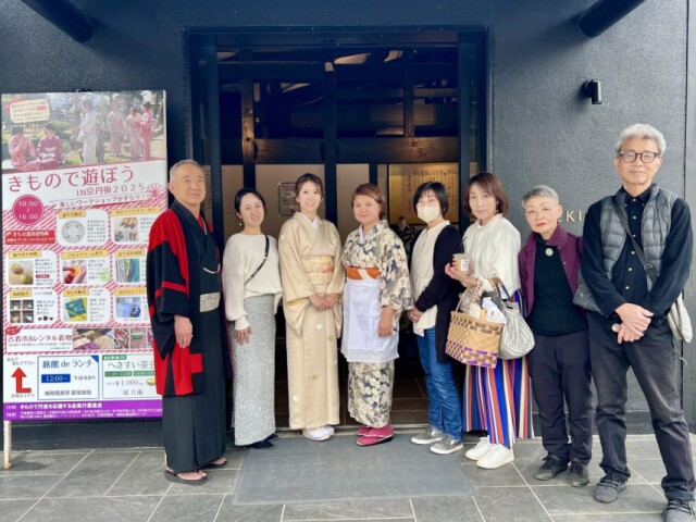 京丹後で「きもので遊ぼう」　100人来場、丹後ちりめんを身近に楽しんで