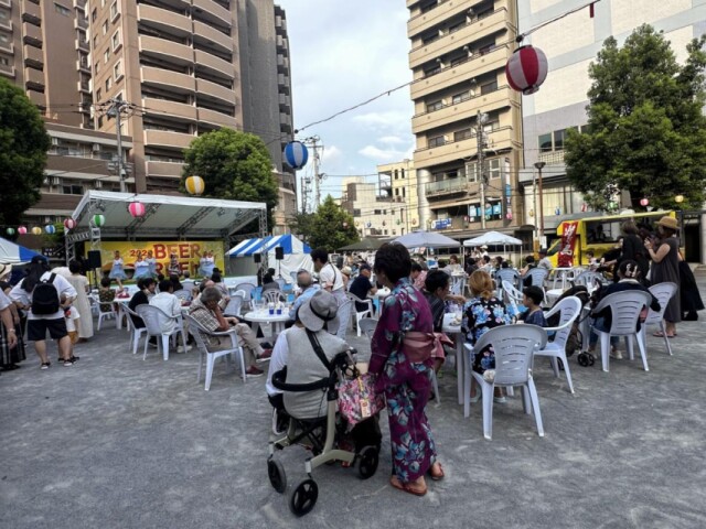 松戸西口公園で今年もビアガーデン　従来の7月開催から前倒し