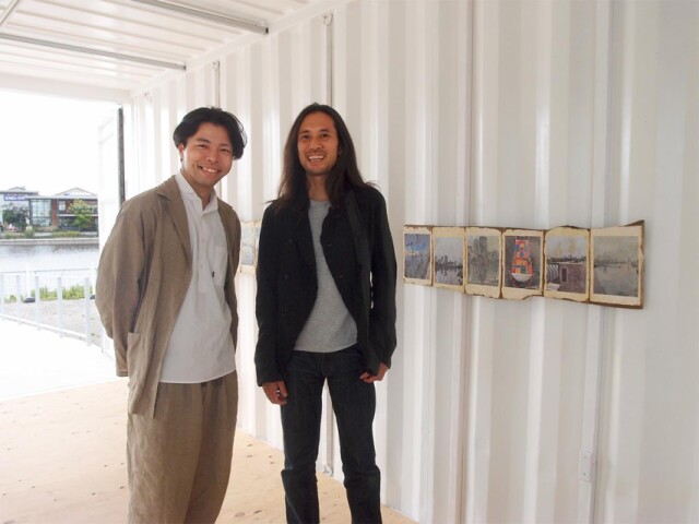 中川運河沿いのにぎわい拠点で池谷友秀さん写真展　子どもなどとの共創も