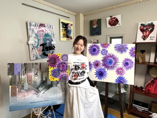 宗像・鎮国寺でアートイベント　「寺とポップなアートの違和感楽しんで」