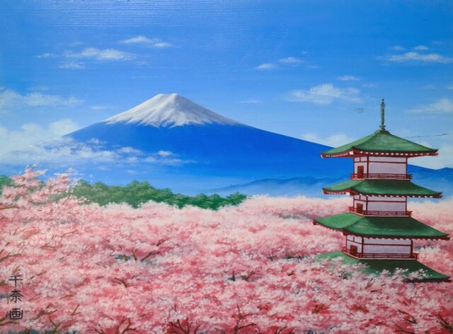 89歳の現役銭湯背景画絵師・丸山清人さんと孫・千奈さん、中野で初二人展