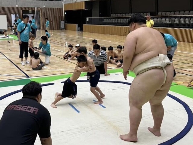 中野区立総合体育館で小学生対象「わんぱく相撲」　中野区大会開催へ