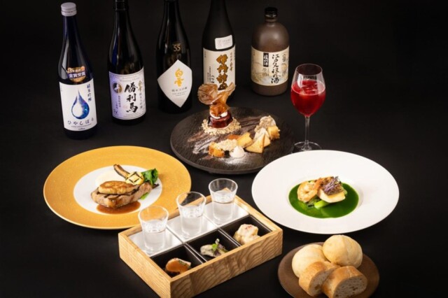 ミナミのホテルで能楽と日本酒のイベント　日本酒使った創作コースも