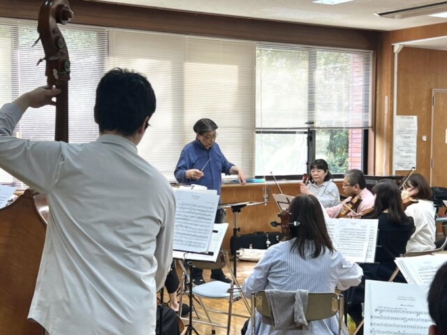 習志野第一中OB「タカハシキネンオーケストラ」、元顧問の喜寿祝い演奏会