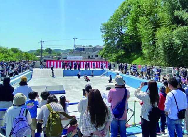 「青梅エクストリームスポーツパーク」オープン　市が旧長淵水泳場を再活用