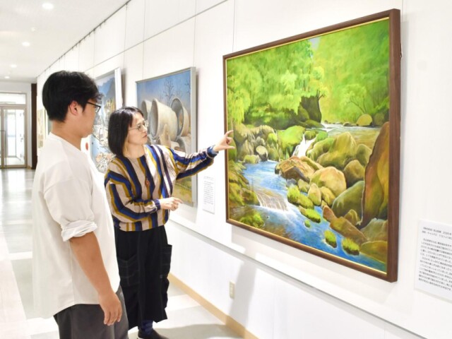 別府大で菊池恵楓園絵画展　「『知らない』を観に行こう。」