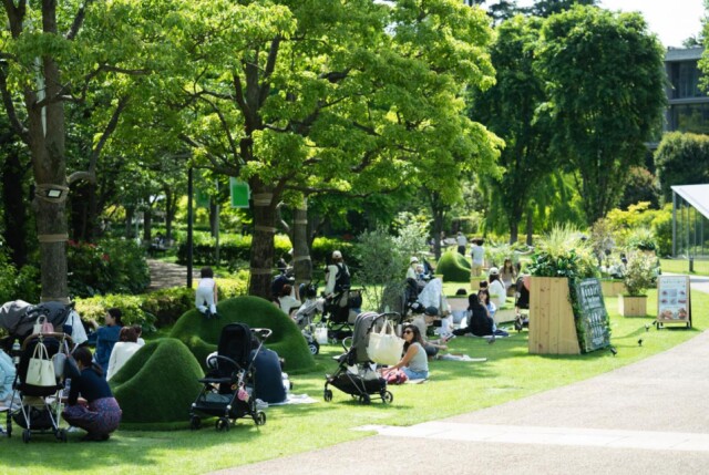 東京ミッドタウンで「オープン・ザ・パーク」　ピクニック用品貸し出しも