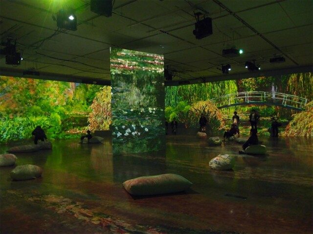 金山で印象派の画家・モネの作品用いる体験型デジタルアート展覧会