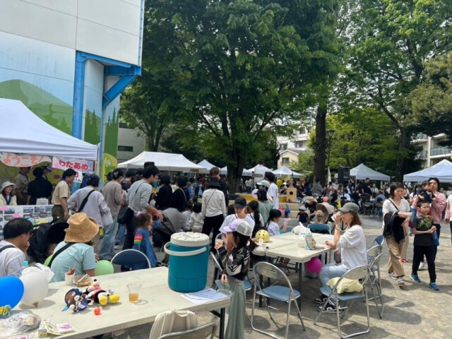 丸山公園で「三茶マルシェ」 　災害時の助け合いの基盤作りを目的に