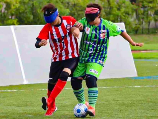 仙台でブラインドサッカー北日本リーグ大会　日本一のコルジャ仙台が凱旋試合