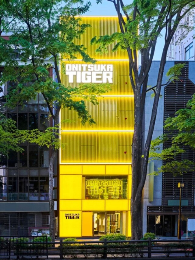 オニツカタイガー、表参道に「イエローコンセプトストア」　4フロア展開