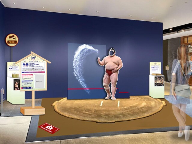 渋谷ヒカリエで相撲イベント　手形・化粧まわし展示、力士の握手会など