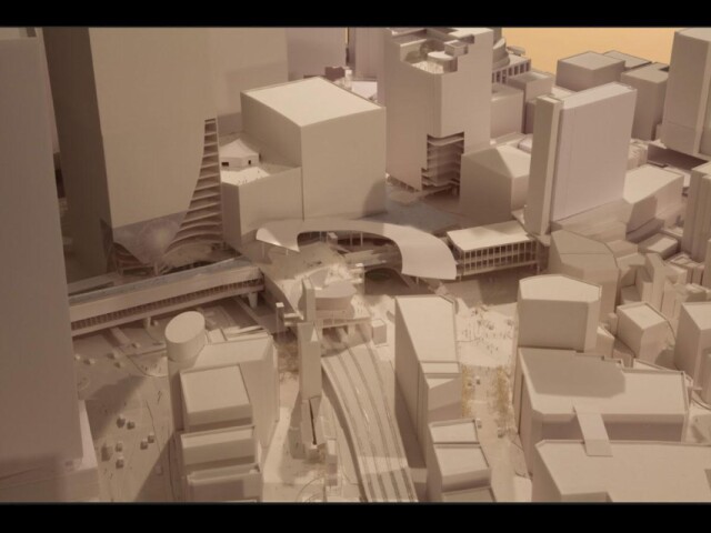 渋谷で建築家・内藤廣さん個展　銀座線駅舎など渋谷駅周辺の新作都市模型も