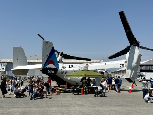 岩国基地日米親善イベント　航空ショーの前日リハーサルを公開