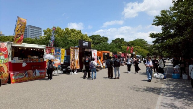 舞鶴公園・三ノ丸広場で「キッチンカーまつり」　2日間で10店舗出店
