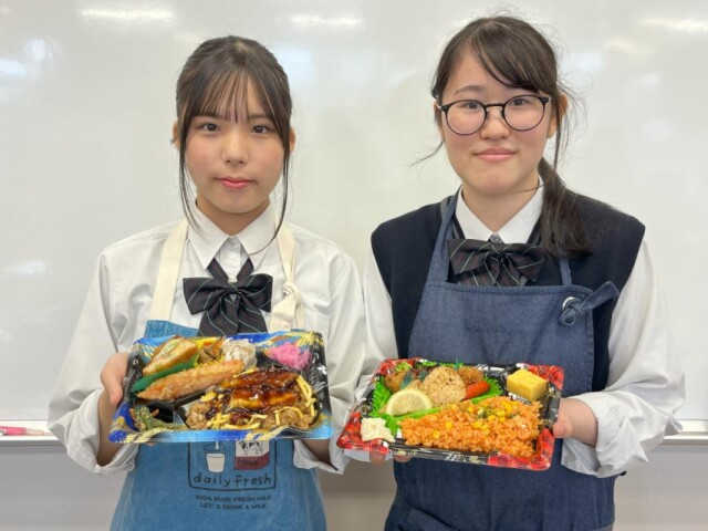 豊田東高校とメグリアが共同で弁当開発・商品化　「健康」をテーマに
