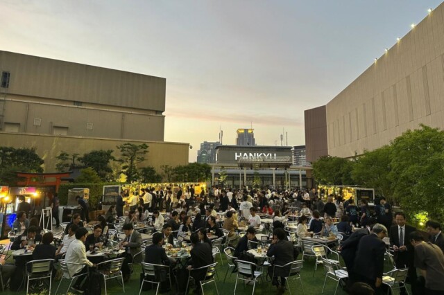 阪急うめだ本店に500席のビアガーデン　4種類から選べるメニュー初導入