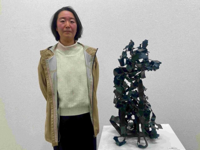 造形作家・宮田瑞稀さん、宇都宮で個展　鉄板で作る立体造形など展示