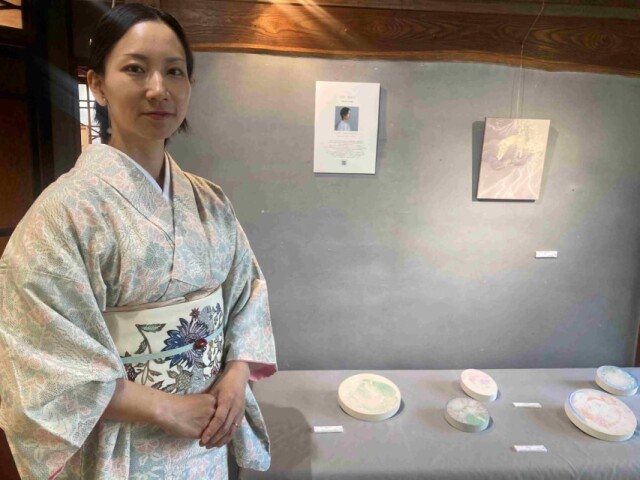 宇都宮で日本画家・谷中美佳子さん個展「いつも傍に」　古典技法の作品展示