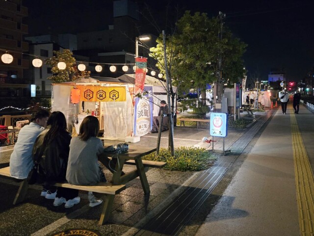 和歌山の「市堀川夜市」、4月以降も開催を継続　ナイトクルーズも