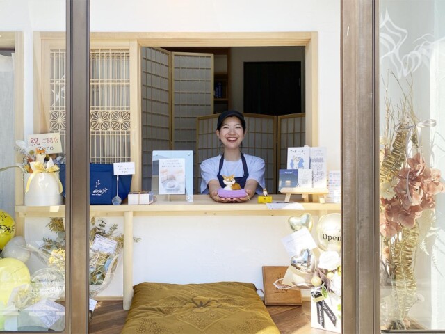 和歌山にチーズケーキ専門店「きつねのしっぽ」　チーズケーキ入り大福も