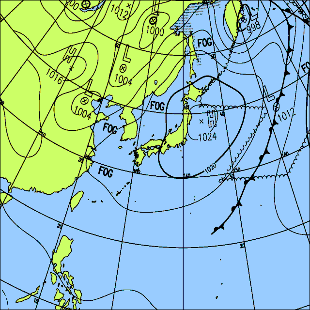 今日は北海道で朝から、関東や九州は夕方から雨になる所がある