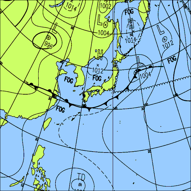 今日は東北や東日本で雨や雷雨になる所がある