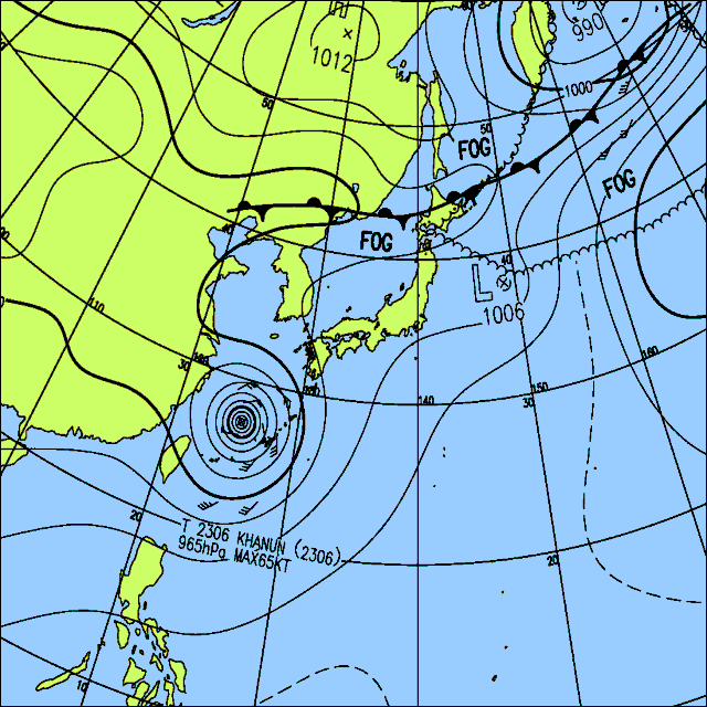 今日は沖縄で再び大荒れの天気に　北〜西日本は雨や雷雨の所も