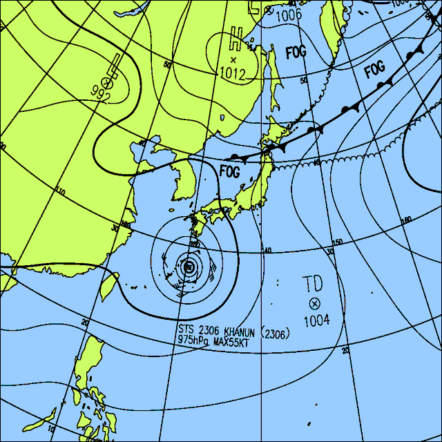 今日は南西諸島で大荒れの天気　北海道では大雨となる所も
